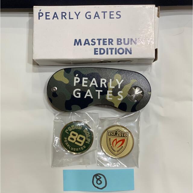 ⑧ マーカー付PEARLYGATESパーリーゲイツグリーンフォーク迷彩柄カモフラ