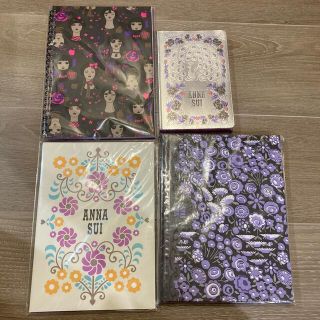 アナスイ(ANNA SUI)のANNA SUI ノート4冊セット(ノート/メモ帳/ふせん)