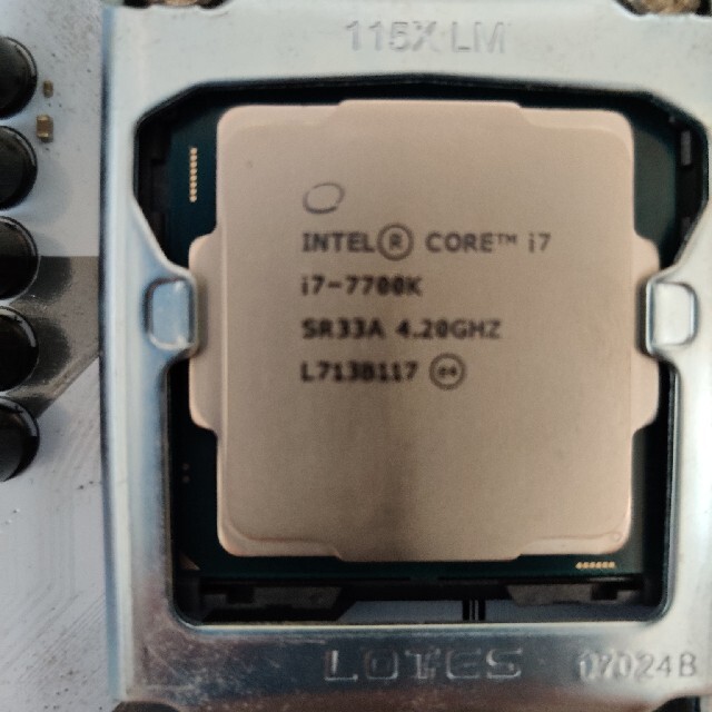 i7 7700k H270 マザーボード セット オマケ付きの通販 by さくや's