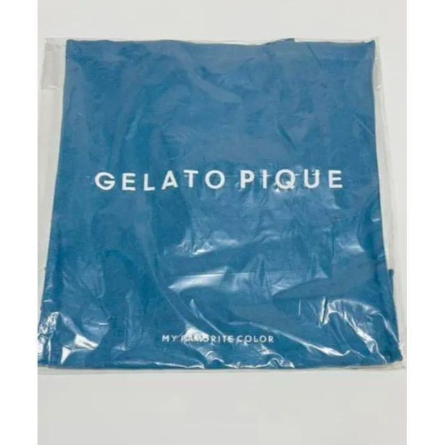 gelato pique(ジェラートピケ)の【新品】gelato pique ジェラートピケ ホビートートバッグ*ブルー レディースのバッグ(トートバッグ)の商品写真