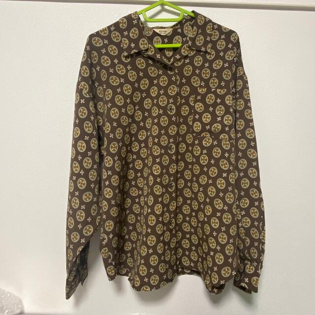 PANAMA BOY(パナマボーイ)のレトロシャツ 総柄シャツ 古着 レディースのトップス(シャツ/ブラウス(半袖/袖なし))の商品写真