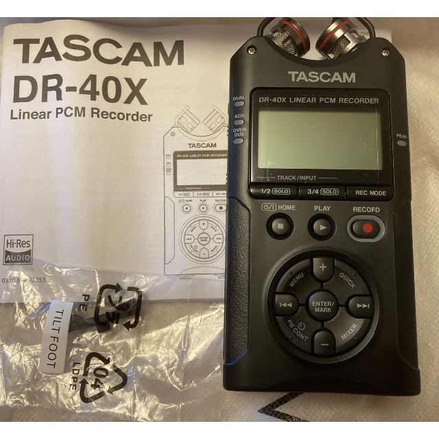 TASCAM　DR-40X 楽器のレコーディング/PA機器(その他)の商品写真