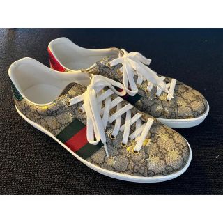 グッチ(Gucci)のグッチ GGキャンバス bee エース スニーカー (スニーカー)