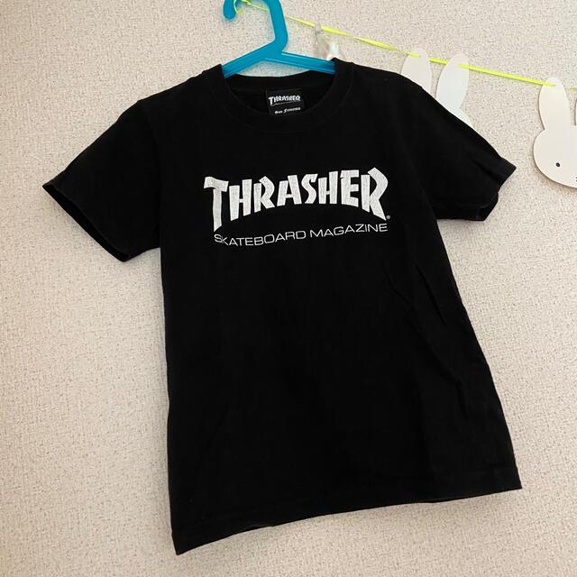 THRASHER(スラッシャー)のスラッシャー　THRASHER Tシャツ　130 ブラック　スケボー キッズ/ベビー/マタニティのキッズ服男の子用(90cm~)(Tシャツ/カットソー)の商品写真