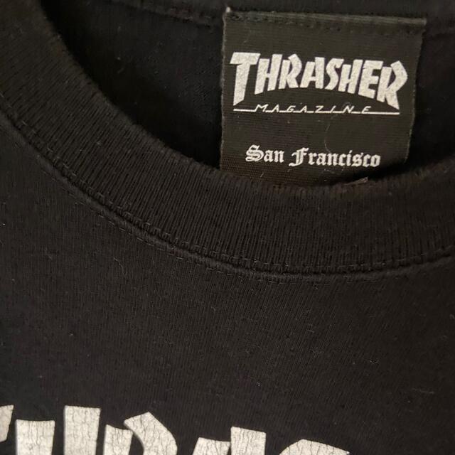 THRASHER(スラッシャー)のスラッシャー　THRASHER Tシャツ　130 ブラック　スケボー キッズ/ベビー/マタニティのキッズ服男の子用(90cm~)(Tシャツ/カットソー)の商品写真