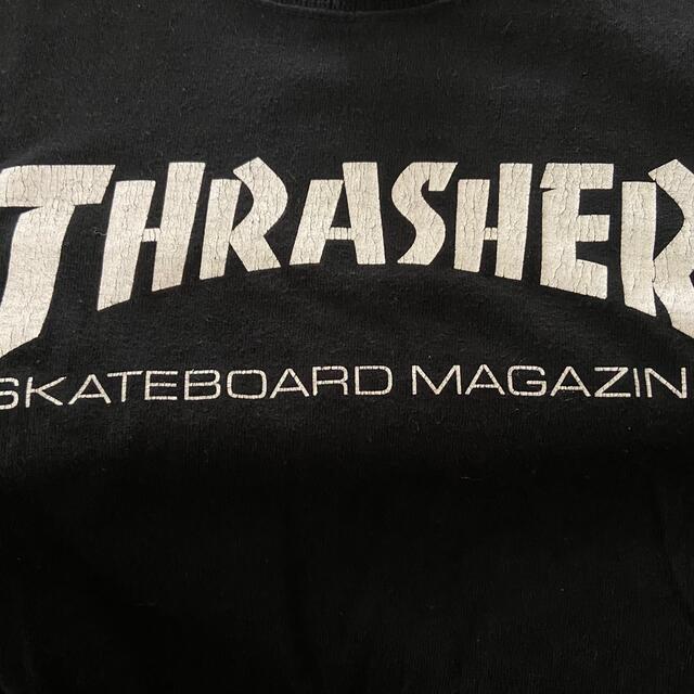 THRASHER(スラッシャー)のスラッシャー　THRASHER Tシャツ　130 ブラック　スケボー キッズ/ベビー/マタニティのキッズ服男の子用(90cm~)(Tシャツ/カットソー)の商品写真