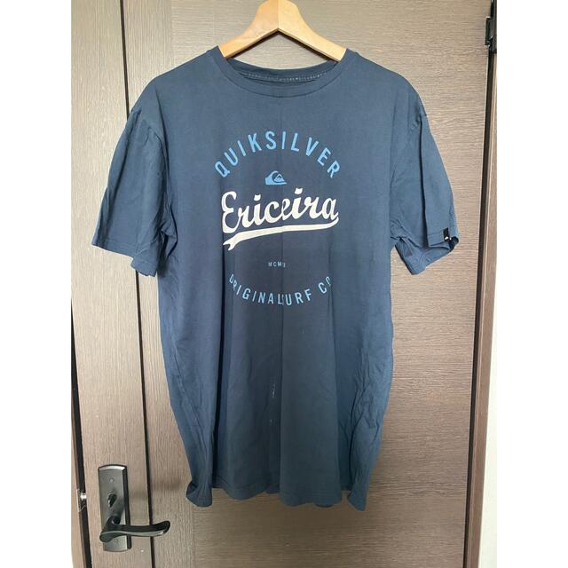 QUIKSILVER(クイックシルバー)のQUIKSILVER_Tシャツ_XLサイズ_ネイビー メンズのトップス(Tシャツ/カットソー(半袖/袖なし))の商品写真