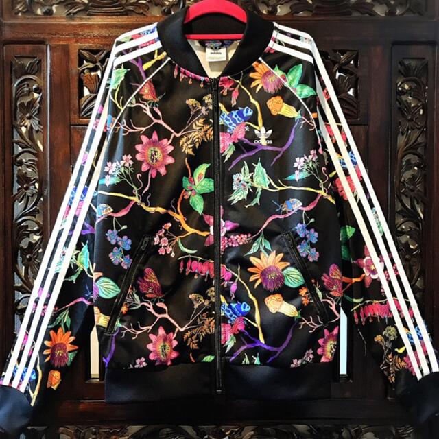 アディダス ジャージ セットアップ ジャケット パンツ アリス ディズニー 花柄
