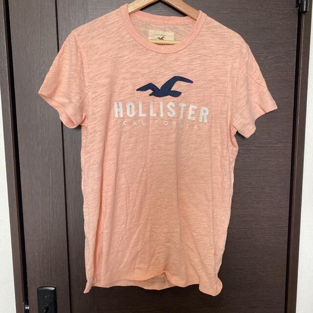 Hollister(ホリスター)のHOLLISTER_Tシャツ_Sサイズ_ピンク メンズのトップス(Tシャツ/カットソー(半袖/袖なし))の商品写真
