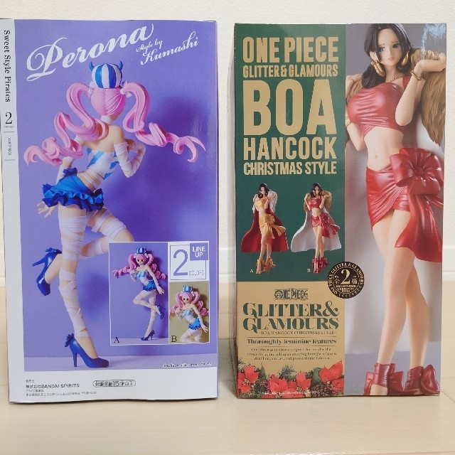 BANPRESTO(バンプレスト)のワンピース ペローナ ボアハンコック フィギュアセット エンタメ/ホビーのフィギュア(アニメ/ゲーム)の商品写真