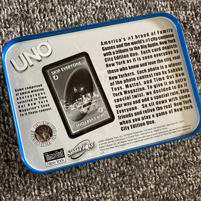 UNO(ウーノ)の未使用　UNO NewYork edition エンタメ/ホビーのテーブルゲーム/ホビー(トランプ/UNO)の商品写真