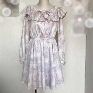 リズリサ メルヘン シック ハート クロス 薔薇 レース ボルドー