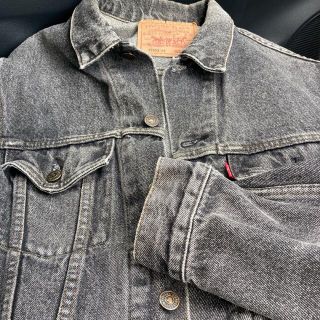 リーバイス(Levi's)のリーバイス　ブラックデニム　90s 先染めブラック　70503 ユーロ(Gジャン/デニムジャケット)