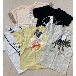 ユニクロ(UNIQLO)の半袖Tシャツ5枚セット 新品 110(Tシャツ/カットソー)