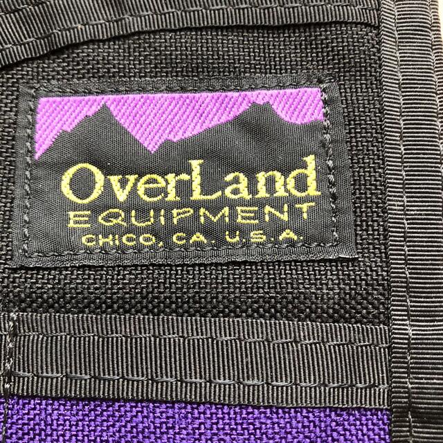 Overland(オーバーランド)の90's Overland サコッシュ ショルダー ポーチレザー 茶 旧ロゴ レディースのバッグ(ショルダーバッグ)の商品写真