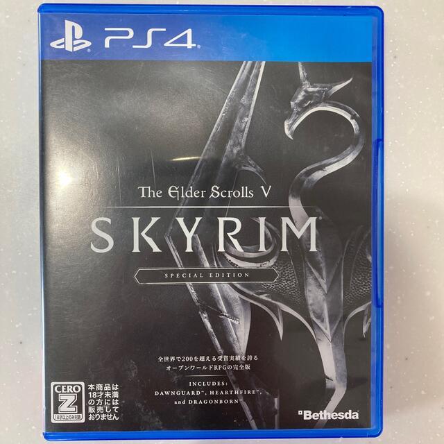 PlayStation4(プレイステーション4)のThe Elder Scrolls V： Skyrim Special Edit エンタメ/ホビーのゲームソフト/ゲーム機本体(家庭用ゲームソフト)の商品写真