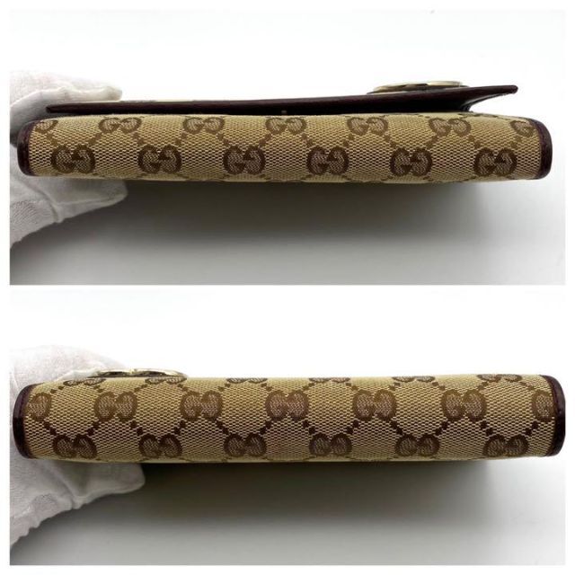 Gucci(グッチ)の【GUCCI 】グッチ ラブリーハート　GG柄　二つ折り長財布　レディース レディースのファッション小物(財布)の商品写真