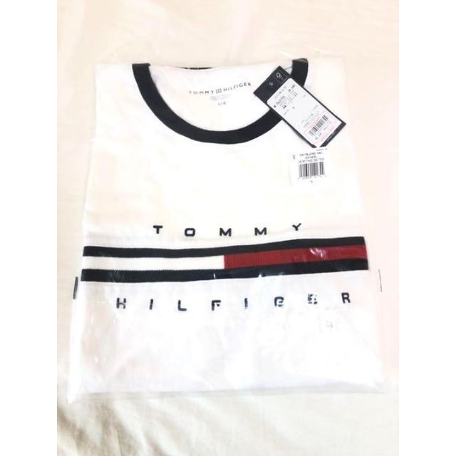 TOMMY HILFIGER(トミーヒルフィガー)のTOMMY HILFIGER オンライン限定ボックスロゴTシャツ Lサイズ メンズのトップス(Tシャツ/カットソー(半袖/袖なし))の商品写真