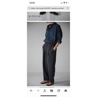 コモリ(COMOLI)のWIRROW Cotton linen stand collar shirt 2(シャツ)