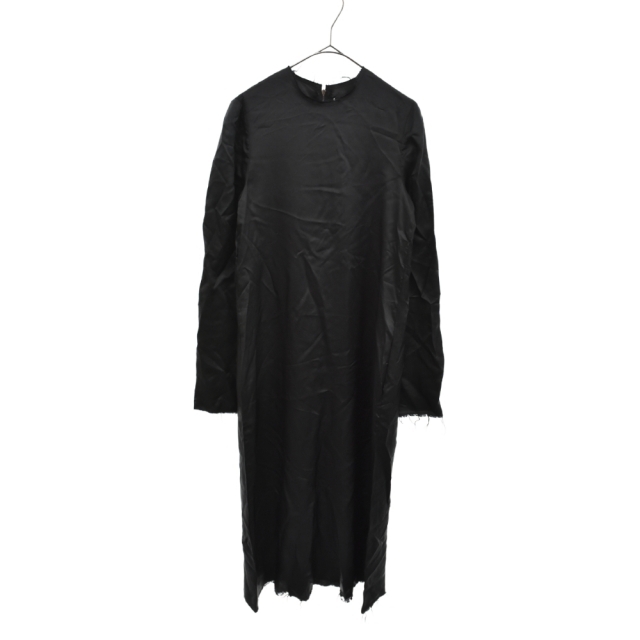 Martin Margiela マルタンマルジェラ 4 17AW Double Belted Dress S51CT0883 S45178 ベルト付きレーヨンカットオフロングドレス ワンピース レディース