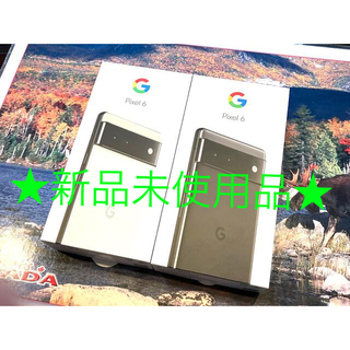 グーグルピクセル(Google Pixel)のGoogle Google Pixel6 128GB SIMフリー 黒　緑　２台(スマートフォン本体)
