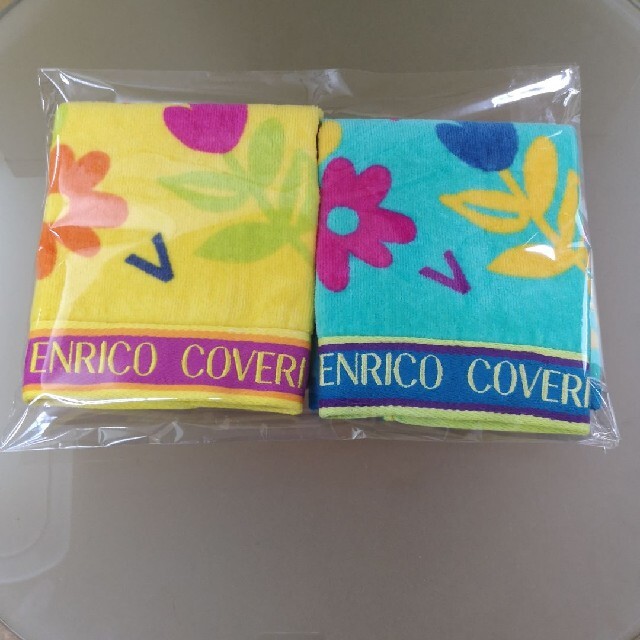 ENRICO COVERI(エンリココベリ)の◆未使用◆ENRICO COVERI ウォッシュタオル2点セット エンタメ/ホビーのアニメグッズ(タオル)の商品写真