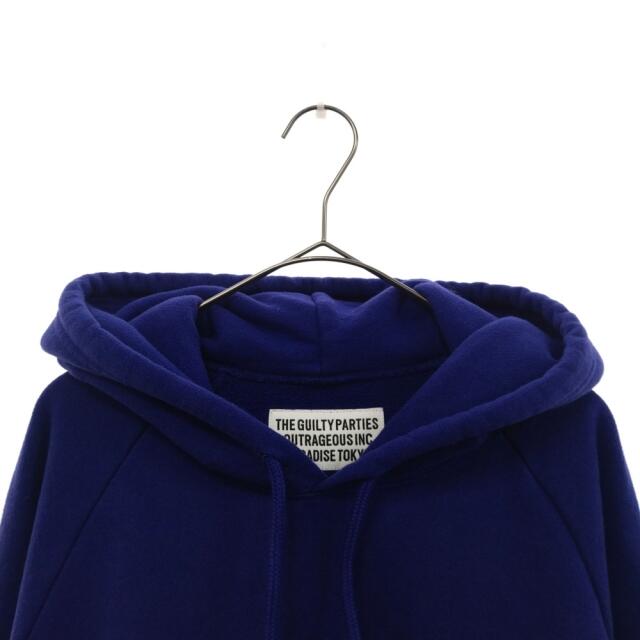 WACKO MARIA(ワコマリア)のWACKO MARIA ワコマリア 21AW WASHED HEAVY WEIGHT PULLOVER HOODED SWEAT SHIRT プリント プルオーバーパーカー パープル メンズのトップス(パーカー)の商品写真