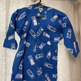 子供用135cm 青鯉口シャツ(甚平/浴衣)