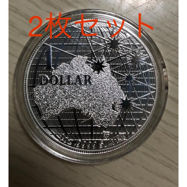 2020年　オーストラリア 純銀　サザンクロス(南十字星)銀貨  1オンス