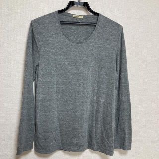 ジャーナルスタンダード(JOURNAL STANDARD)のジャーナルスタンダード　長袖　グレーシャツ　Mサイズ(Tシャツ/カットソー(七分/長袖))