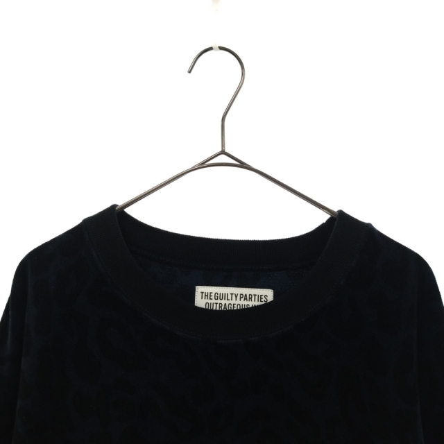 WACKO MARIA ワコマリア 21SS LEOPARD VELOUR CREW NECK レオパード