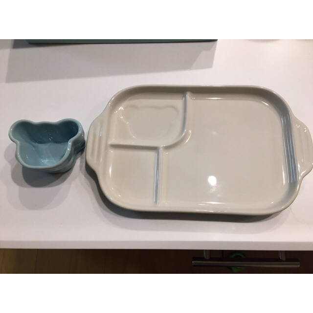 LE CREUSET(ルクルーゼ)の新品未使用 ル・クルーゼ ベビー食器 キッズ/ベビー/マタニティの授乳/お食事用品(離乳食器セット)の商品写真