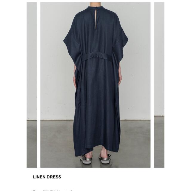 HYKE(ハイク)の【HYKE】新品LINEN DRESS レディースのワンピース(ロングワンピース/マキシワンピース)の商品写真