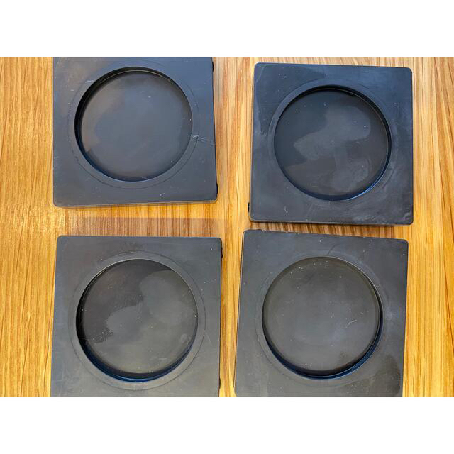 洗濯機用防振ゴム ニューしずか(4コ入り1セット) TW-660黒(4コ入