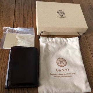 ガンゾ(GANZO)のGANZO 2020六本木限定クロスマチミニ財布 左用 バーガンディ&プルーニャ(折り財布)