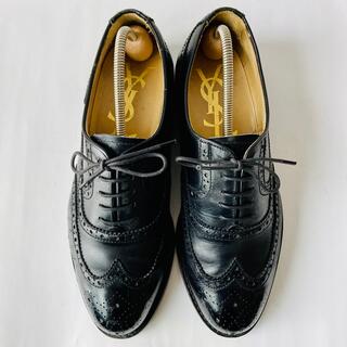 サンローラン ブラック ビジネスシューズ/革靴/ドレスシューズ(メンズ 
