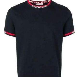 モンクレール(MONCLER)の★希少★ MONCLER ロゴ Tシャツ XS ネイビー モンクレール 完売品(Tシャツ/カットソー(半袖/袖なし))