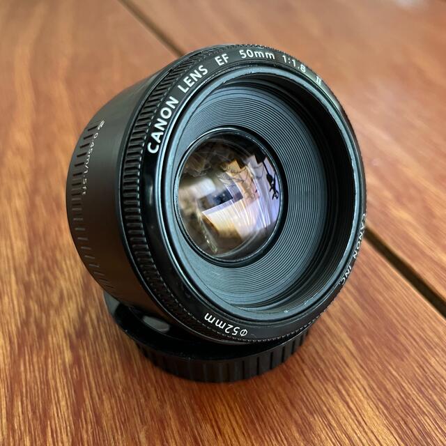 Canon(キヤノン)の☆じゅん様専用　canon lens EF 50mm f1.8 Ⅱ 単焦点 スマホ/家電/カメラのカメラ(レンズ(単焦点))の商品写真