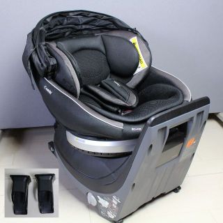 コンビ(combi)の美品 洗濯済 コンビ クルムーヴ スマート ISOFIX エッグショック(自動車用チャイルドシート本体)