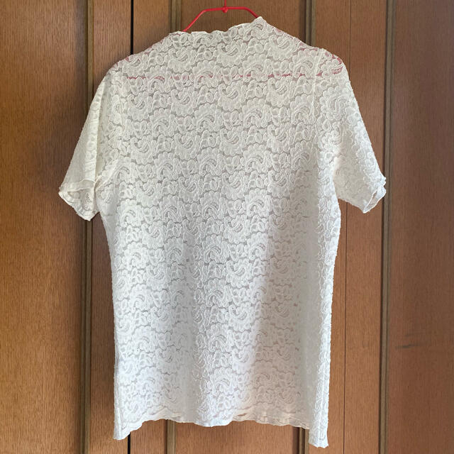 dholic(ディーホリック)のパターンレースショートスリーブTシャツ レディースのトップス(Tシャツ(半袖/袖なし))の商品写真