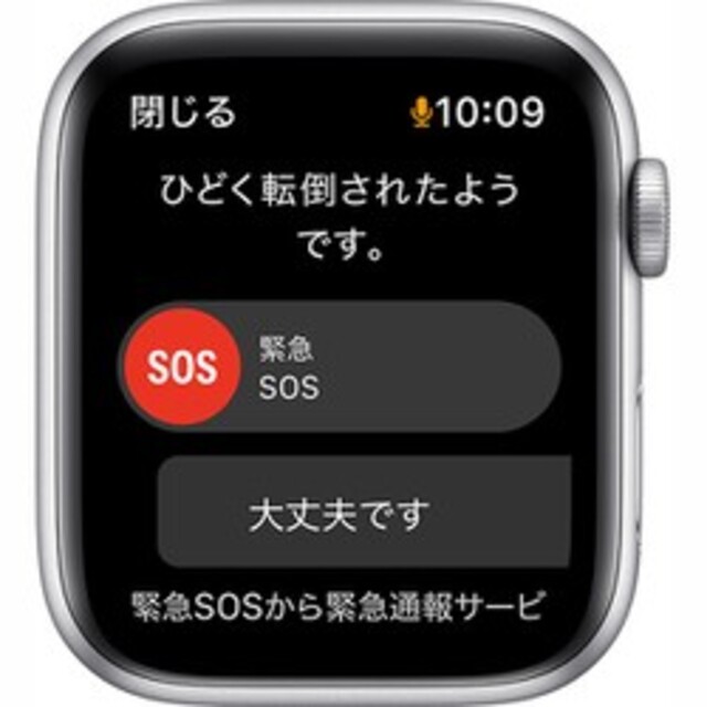Apple(アップル)のApple Watch SE - Silver Aluminum Case スマホ/家電/カメラのスマートフォン/携帯電話(その他)の商品写真