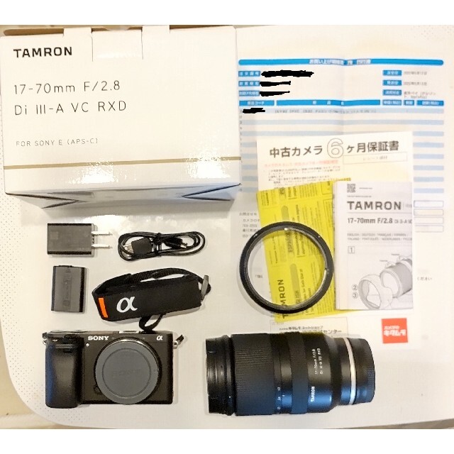 SONY(ソニー)のSONY α6400 と Tamron 17-70mm のセット スマホ/家電/カメラのカメラ(ミラーレス一眼)の商品写真