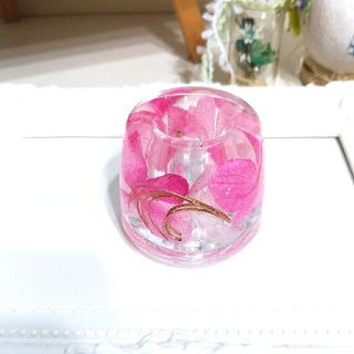 たしろ屋 NO.460 ピンク系英字メッセージin✨固まるハーバリウムペン ...