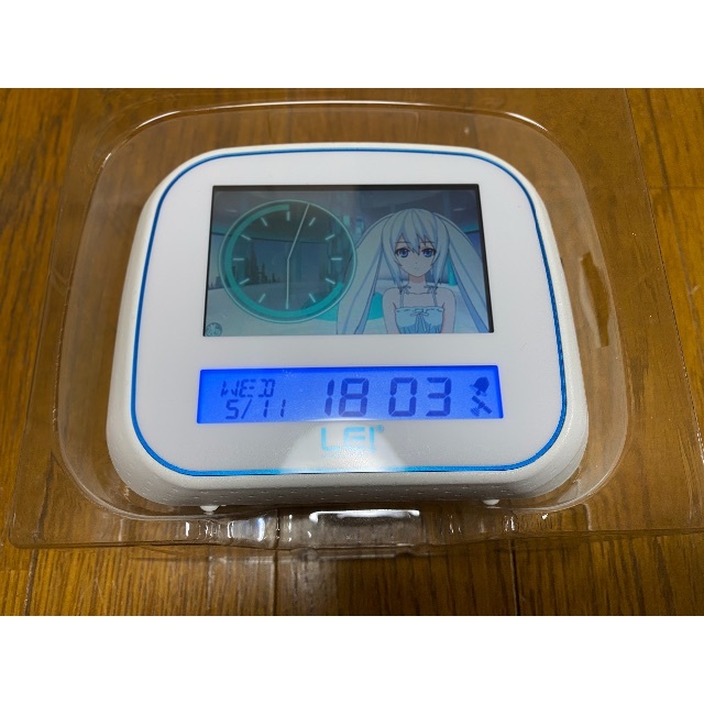 Yupiteru(ユピテル)の霧島レイ Lei Clock(W) 【白色】 インテリア/住まい/日用品のインテリア小物(置時計)の商品写真