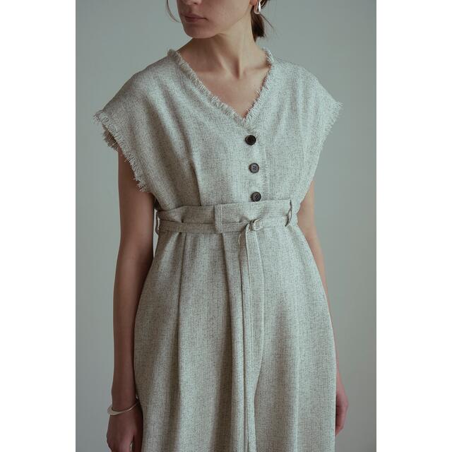値下げセール CLANE TWEED FRINGE ALL IN ONE ホワイト サイズ1 パンツ