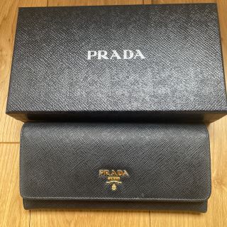 プラダ(PRADA)の美品！　プラダ　長財布(財布)