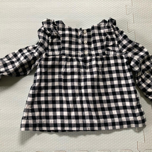 GAP Kids(ギャップキッズ)のSALE⭐︎フリルトップス　チュニック キッズ/ベビー/マタニティのベビー服(~85cm)(ワンピース)の商品写真