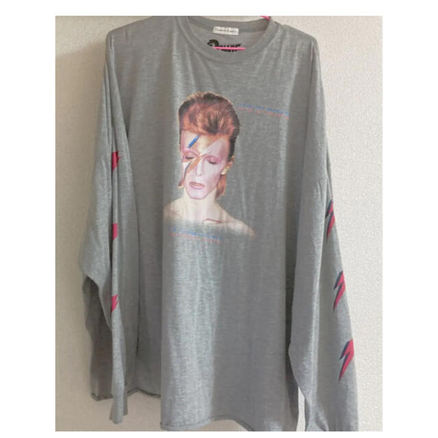 David Bowie デヴィット・ボウイ　ビッグロンT バルーン袖 レディースのトップス(Tシャツ(長袖/七分))の商品写真