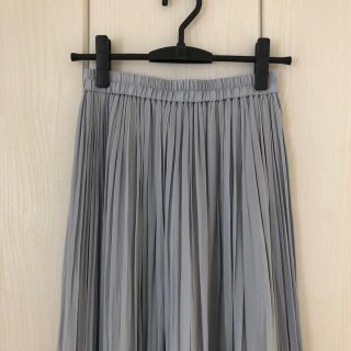 アナトリエ(anatelier)の2回着美品☆ アナトリエ ロングスカート size38 M 水色(ロングスカート)