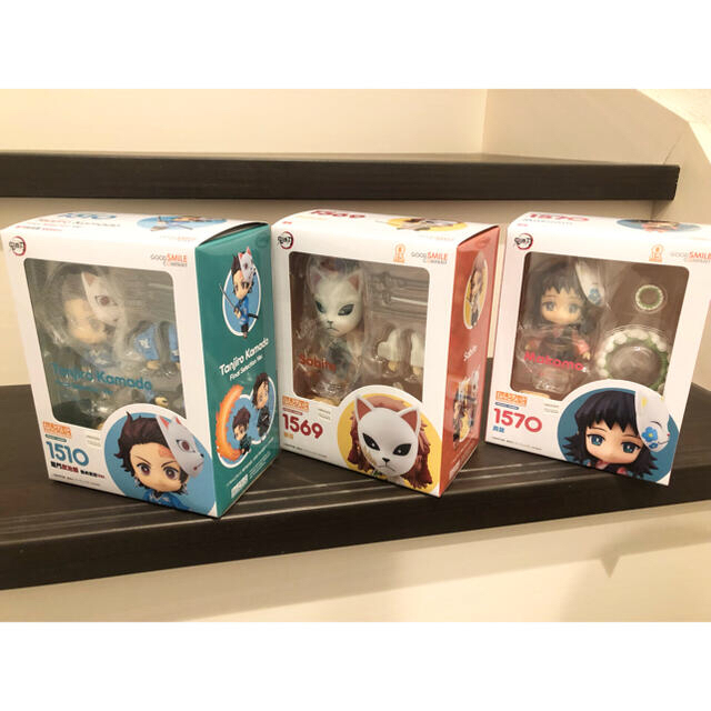 ねんどろいど 鬼滅の刃 炭治郎(最終選別ver)、錆兎、真菰セット www